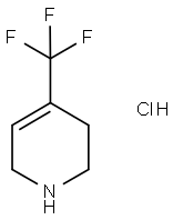 4-(三氟甲基)-1,2,3,6-四氢吡啶盐酸盐, 266359-12-0, 结构式