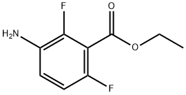 3-氨基-2,6-二氟苯乙酸乙酯, 269072-20-0, 结构式