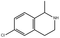 6-氯-1-甲基-1,2,3,4-四氢异喹啉, 269402-44-0, 结构式