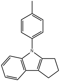 4-(4-甲基苯基)-1,2,3,4-四氢环戊并[B]吲哚, 273220-32-9, 结构式