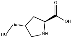 (2S,4R)-4-(羟甲基)吡咯烷-2-羧酸, 273221-96-8, 结构式