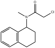 2-氯-N-甲基-N-(1,2,3,4-四氢萘-1-基)乙酰胺, 276886-84-1, 结构式