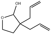 3,3-二烯丙基四氢呋喃-2-醇, 277317-58-5, 结构式