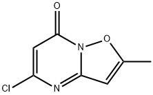 5-氯-2-甲基-7H-[1,2]噁唑并[2,3-A]嘧啶-7-酮, 278614-92-9, 结构式