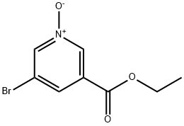 5-溴烟酸1-氧化乙酯, 279248-42-9, 结构式