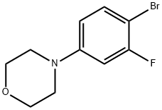 4 - (4 - 溴-3 - 氟 - 苯基) - 吗啉, 279261-83-5, 结构式