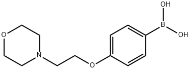 4-(2-吗啉代乙氧基)苯基硼酸, 279262-19-0, 结构式