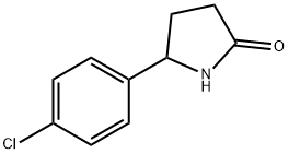 5-(4-氯苯基)吡咯烷-2-酮, 279687-54-6, 结构式