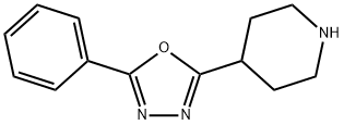 2-苯基-5-(哌啶-4-基)-1,3,4-恶二唑, 280110-78-3, 结构式