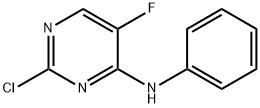 (2-氯-5-氟-嘧啶-4-基)-苯基-胺, 280581-64-8, 结构式