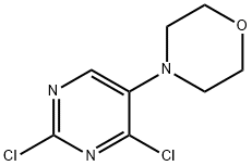 4-(2,4-二氯-5-嘧啶基)吗啉, 280582-23-2, 结构式