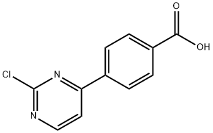 4-(2-氯嘧啶-4-基)苯甲酸, 281232-89-1, 结构式