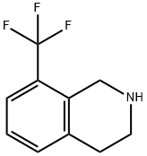 1,2,3,4-四氢-8-三氟甲基异喹啉, 284027-36-7, 结构式