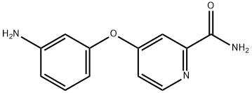4-(3-氨基苯氧基)吡啶甲酰胺, 284462-79-9, 结构式