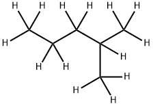 2-甲基戊烷-D14, 284487-65-6, 结构式