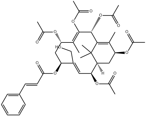 20-DEACETYLTAXUSPINE X, 284672-76-0, 结构式