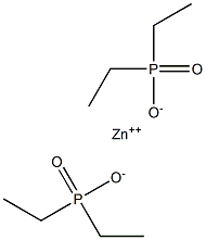 二乙基次膦酸锌, 284685-45-6, 结构式