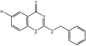 2-(芐氨基)-6-溴喹唑啉-4(3H)-酮, 284686-86-8, 結(jié)構(gòu)式