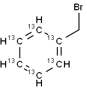 Α-溴甲苯-苯基-13C6, 286013-10-3, 结构式