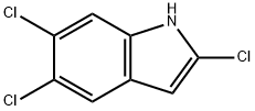 2,5,6-三氯-1H-吲哚, 286949-65-3, 结构式