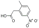 2 - (2 - 甲基-5 - 硝基苯基)乙酸, 287119-83-9, 结构式