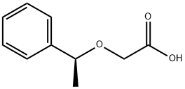 (S)-2-(1-苯基乙氧基)乙酸, 287400-90-2, 结构式