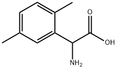 2-氨基-2-(2,5-二甲基苯基)乙酸, 293330-04-8, 结构式