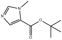3-甲基-3H-咪唑-4-羧酸叔丁酯, 293733-51-4, 结构式