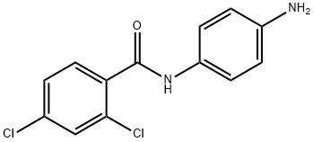 N-(4-氨基苯基)-2,4-二氯-苯甲酰胺, 293737-94-7, 结构式