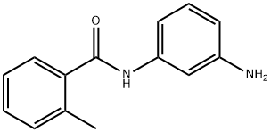 N-(3-氨基苯基)-2-甲基-苯甲酰胺, 293737-97-0, 结构式