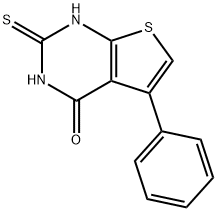 5-苯基-2-硫代-1H-噻吩并[3,2-E]嘧啶-4-酮, 294653-45-5, 结构式