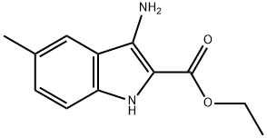 3-氨基-5-甲基-1H-吲哚-2-羧酸乙酯, 296264-25-0, 结构式