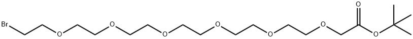 Br-PEG6-CH2COOtBu, 297162-48-2, 结构式