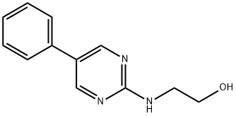 2-((5-苯基嘧啶-2(1H)-亚基)氨基)乙烷-1-醇, 298217-37-5, 结构式