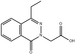 2-(4-乙基-1-氧代酞嗪-2(1H)-基) 乙酸, 298682-27-6, 结构式