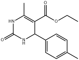 乙基 6-甲基-4-(4-甲苯基)-2-羰基-1,2,3,4-四氢-5-嘧啶羧酸酯, 299949-24-9, 结构式