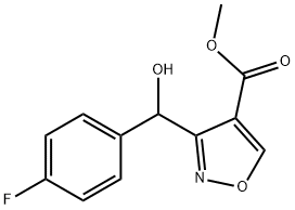 3-[(4-氟苯基)(羟基)甲基]异噁唑-4-甲酸甲酯, 2006277-87-6, 结构式