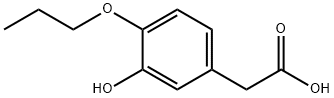3-羟基-4-丙氧基苯乙酸, 2006278-08-4, 结构式