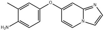 4-(咪唑并[1,2-A]吡啶-7-氧基)-2-甲基苯胺, 2007916-00-7, 结构式
