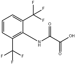 2-((2,6-二(三氟甲基)苯基)氨基)-2-氧亚基乙酸, 2007916-44-9, 结构式
