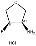 (3R,4R)-4-氟四氢呋喃-3-胺盐酸, 2007919-31-3, 结构式