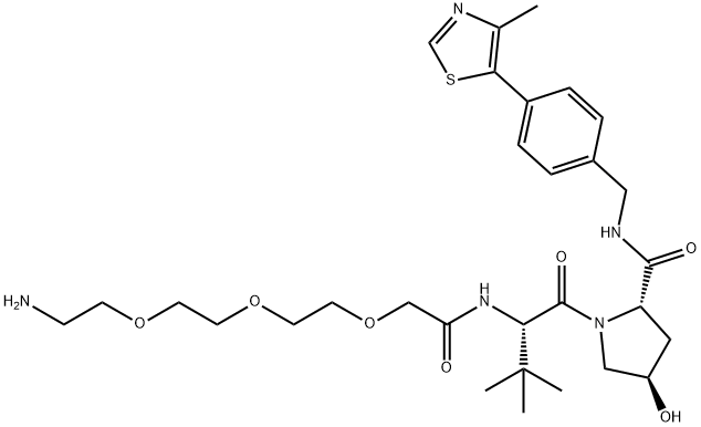 E3 ligase Ligand-L<i></i>inker Co<i></i>njugates 5 Free B<i></i>ase, 2010159-56-3, 结构式