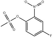 4-Fluoro-2-nitrophenyl methanesulfonate, 2010955-38-9, 结构式