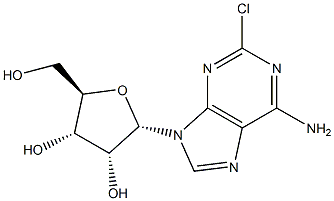 2-氯腺嘌呤核苷Α异构体碱, 2015222-35-0, 结构式