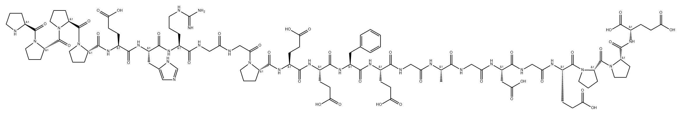 HHV-2 ENVELOPE GLYCOPROTEIN G (552-574), 2022956-63-2, 结构式