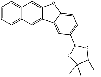 Benzo[b]naphtho[2,3-d]furan, 2-(4,4,5,5-tetramethyl-1,3,2-dioxaborolan-2-yl)-, 2025367-45-5, 结构式