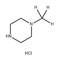 对氘代甲基哌嗪盐酸盐, 2043778-87-4, 结构式