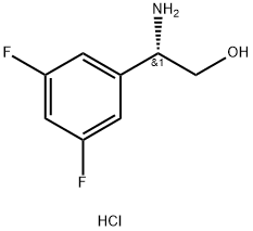 (S)-2-氨基-2-(3,5-二氟苯基)乙醇盐酸盐, 2044705-93-1, 结构式