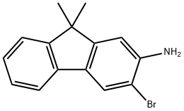 9H-Fluoren-2-amine, 3-bromo-9,9-dimethyl-, 2050948-14-4, 结构式