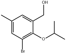 (3-溴-2-异丙氧基-5-甲基苯基)甲醇, 2056110-55-3, 结构式